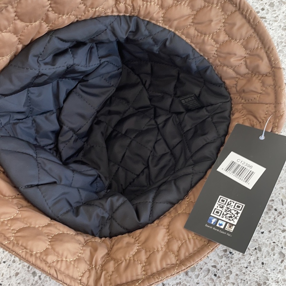 Quilted bucket hat weather proof S/M - Picture 2 of 4
